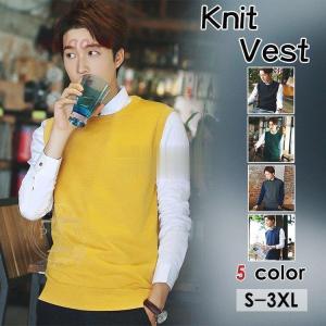 メンズ 丸首 ニットベストの商品一覧 通販 Yahoo ショッピング