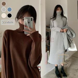 ハイネック インナー ワンピース チュニック の商品一覧 ファッション 通販 Yahoo ショッピング