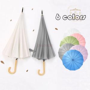 傘 レディース メンズ 長柄 14本骨 ジャンプ傘 日傘 雨傘 晴雨兼用 ビッグサイズ UVカット 紫外線対策 ボタン手動開閉式 大きい長傘 オシャレ おしゃれ きれいめ