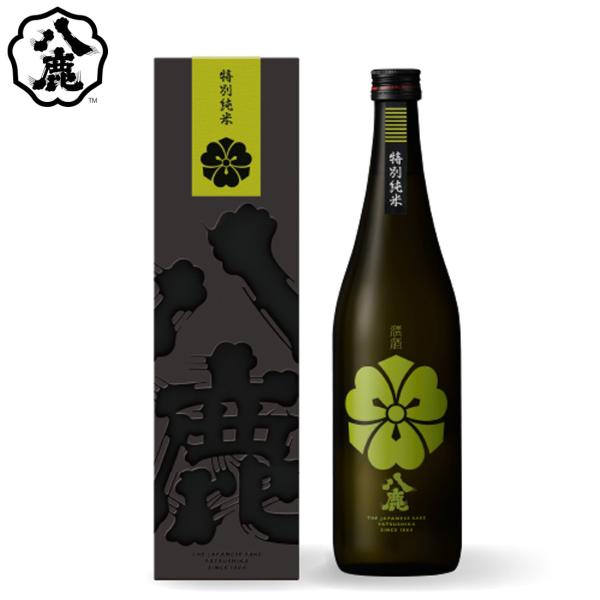 送料無料 八鹿酒造 清酒 日本酒  特別純米 緑 720ml×1本  化粧箱入  プレゼント 酒ギフ...