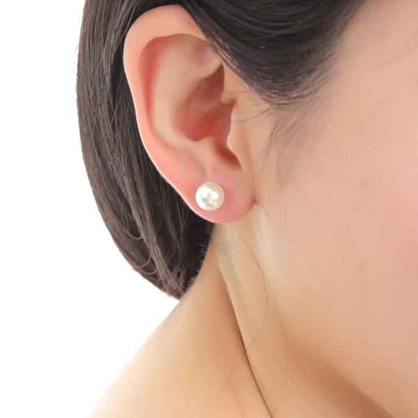 貼るピアス パール イヤリング フォーマル 卒業式 入学式 痛くない