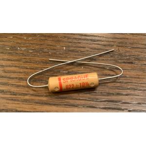 ビンテージ Sprague Black Beauty .22 400v コンデンサ 新品 レア