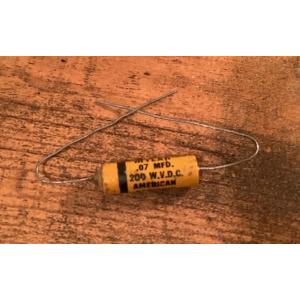 ビンテージ Dilectron サークルD セラミック .022 200v コンデンサ 