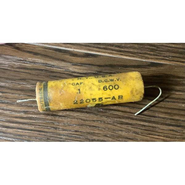 ビンテージ Sprague Wax PB .1 600v コンデンサ お勧め (シングル/.1シング...