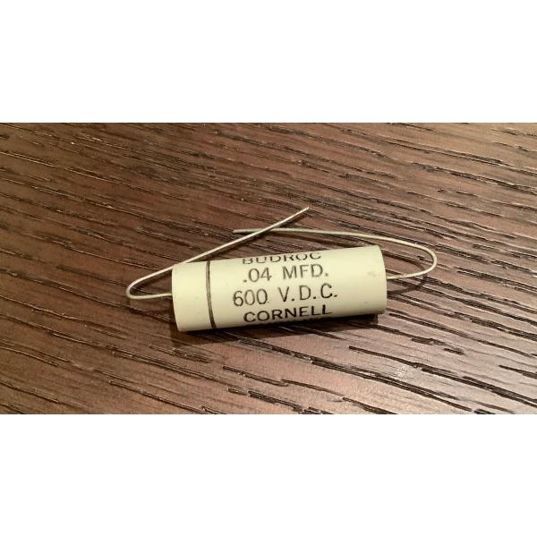 ビンテージ Cornell Budroc .04 600v コンデンサ 新品 お勧め (P90/シン...