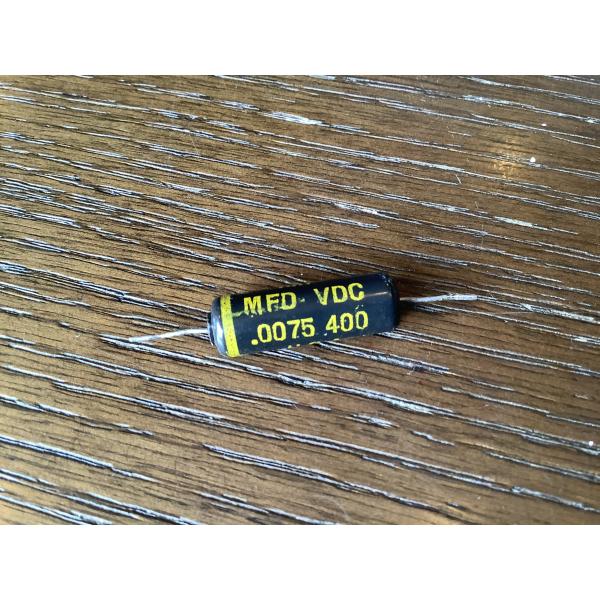 ビンテージ Pyramid .0075 400v コンデンサ レア (ハイパス)(在庫3)