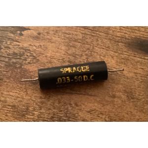 ビンテージ Sprague Black Beauty .033 400v コンデンサ 新品 貴重 お