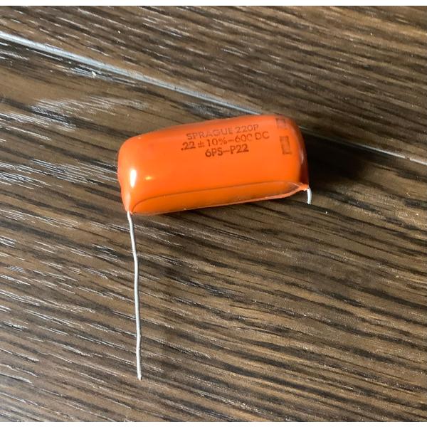 ビンテージ Sprague Orange Drop .22 600v コンデンサ 貴重 (電子部品)...