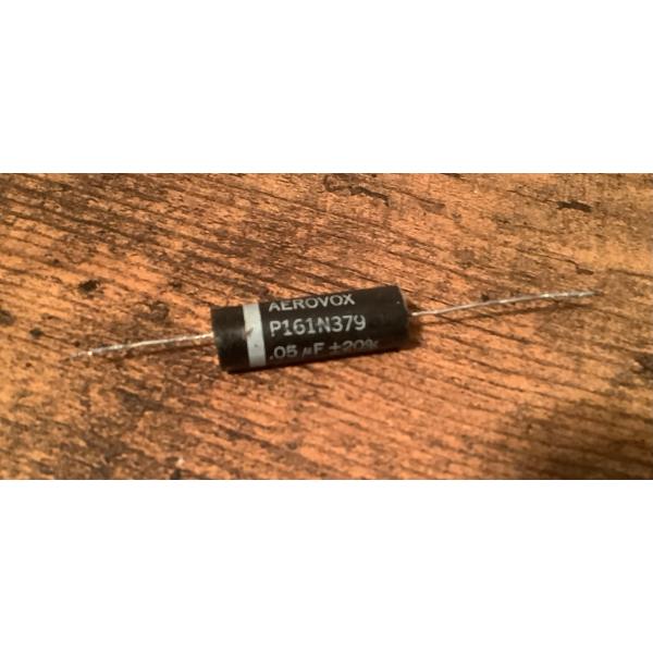 ビンテージ Aerovox .05 200v コンデンサ (シングル)(在庫3)