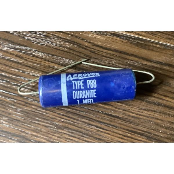 ビンテージ Aerovox .1 600v  コンデンサ 新品 (シングル/.1シングル)(在庫1)