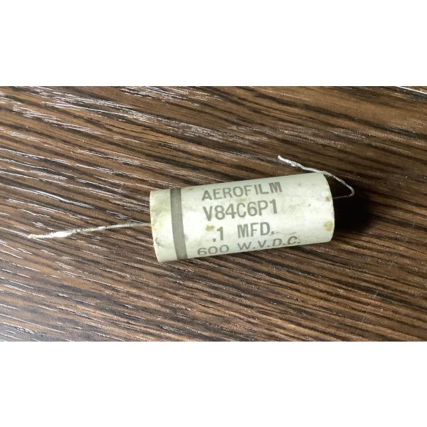 ビンテージ Aerovox .1 600v コンデンサ レア (シングル/.1シングル)(在庫2)