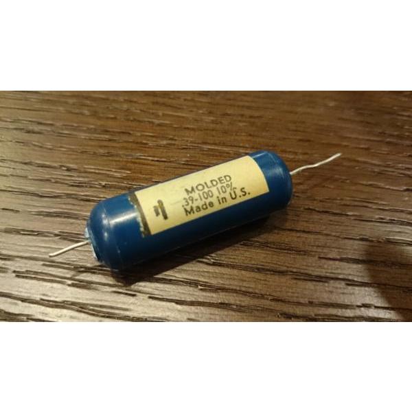 お得4個セット ビンテージ Ajax Blue Molded .39 100v コンデンサ 期限 (...