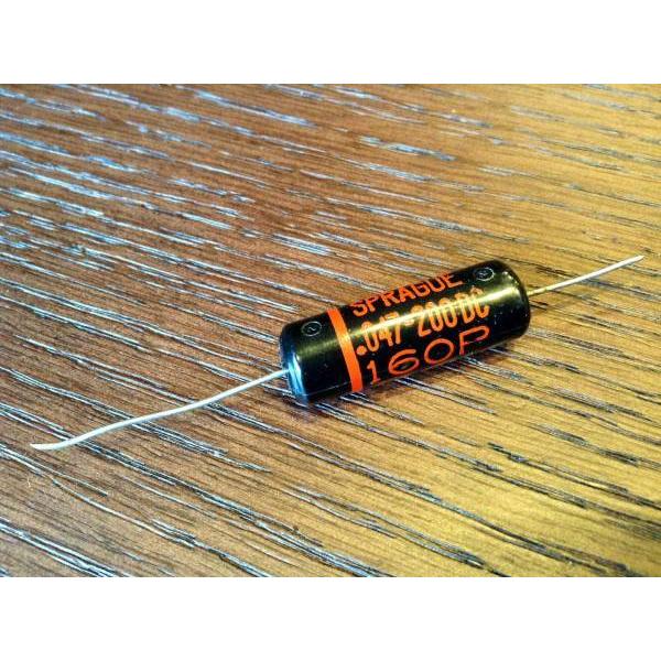 ビンテージ Sprague Black Beauty .047 200v コンデンサ お勧め (シン...