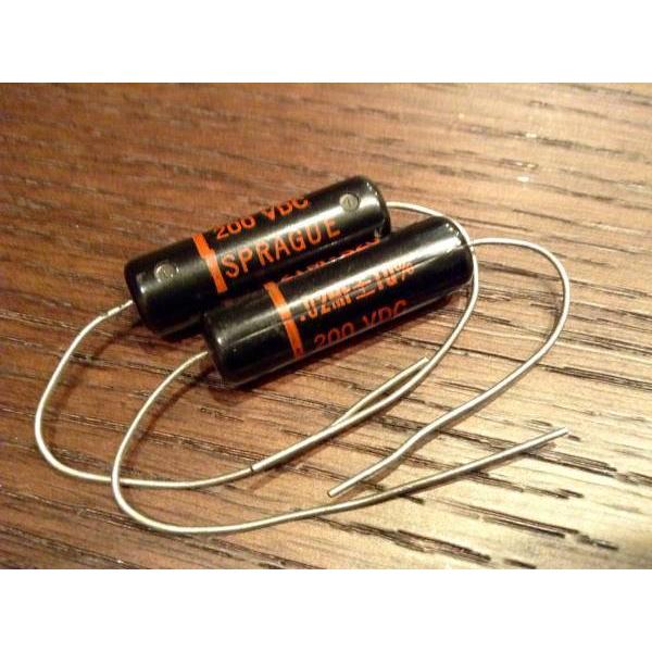 ビンテージ Sprague Black Beauty .02 200v コンデンサ 新品 お勧め (...