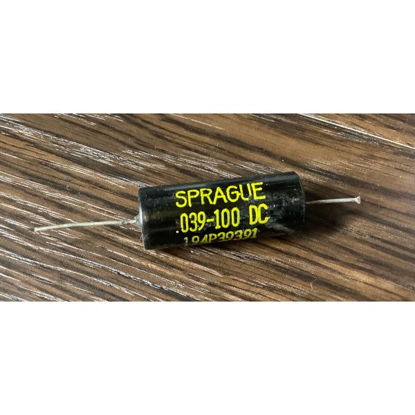 ビンテージ Sprague .039 100v コンデンサ Black Beauty お勧め (P9...