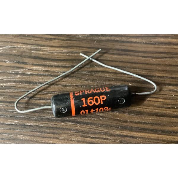 ビンテージ Sprague Black Beauty .01 600v コンデンサ 新品 お勧め (...