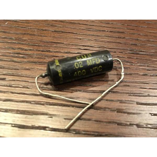 ビンテージ Cornell Cub .02 400v コンデンサ 貴重 (ハム/P90)(在庫1)
