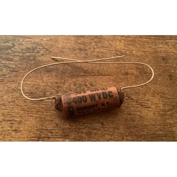 ビンテージ Dumont .01 400v  Wax コンデンサ (ハム/P90)(在庫2)