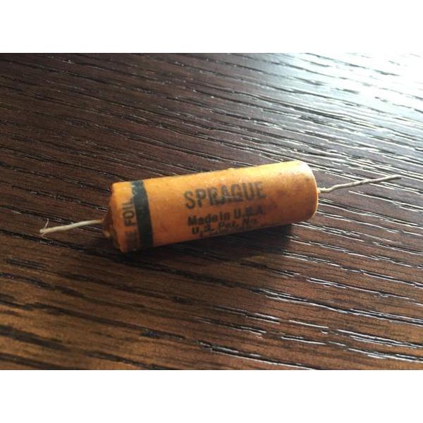 ビンテージ Sprague Wax .1 400v コンデンサ お勧め (シングル/.1シングル)(...
