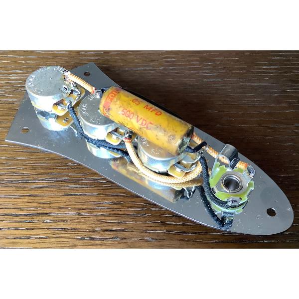 最強 Jazz Bass アッセンブリ/ビンテージ Cornell Grey Tiger Wax コ...