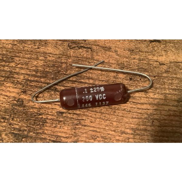 ビンテージ Good All .1 200v コンデンサ 新品(シングル/.1シングル)(在庫3)