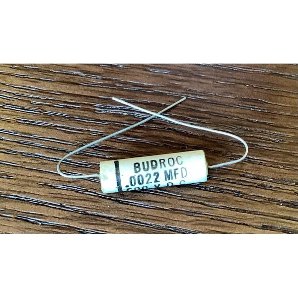 ビンテージ Cornell Budroc .0022 600v コンデンサ お勧め (ハイパス)(在...
