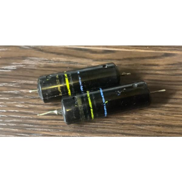 ビンテージ Bumble Bee .1 600v コンデンサ 実数値ジャスト 2個セット 足短  (...