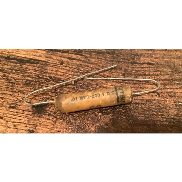 ビンテージ Cornell Tiger .01 200v Wax コンデンサ 新品 貴重 お勧め (...