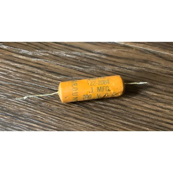 ビンテージ Gudeman PB .1 200v Wax コンデンサ レア (シングル/.1シングル...