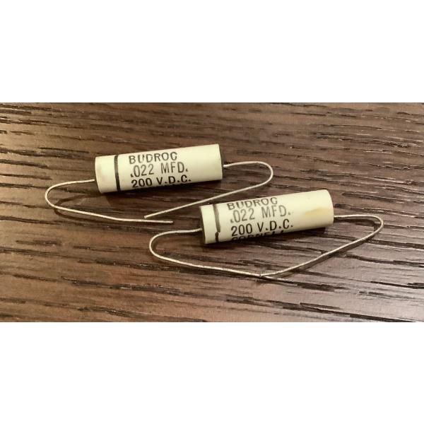 ビンテージ Cornell Budroc .022 200v コンデンサ 新品 実数値.023 お勧...