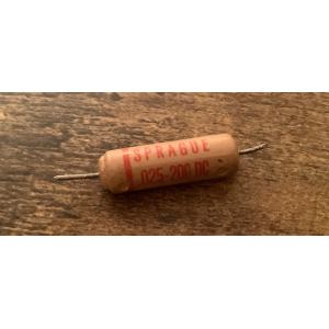 ビンテージ Sprague Black Beauty .022 400v コンデンサ 新品 超貴重