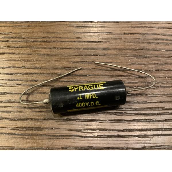 ビンテージ Sprague Black Beauty .1 400v コンデンサ 新品 お勧め (シ...