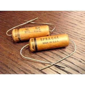 ビンテージ Sprague Wax .05 600v コンデンサ 新品 お勧め