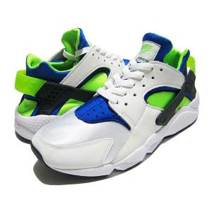 DD1068-100 限定カラー NIKE AIR HUARACHE ナイキ エアハラチ WHITE/SCREAM GREEN-ROYAL BLUE