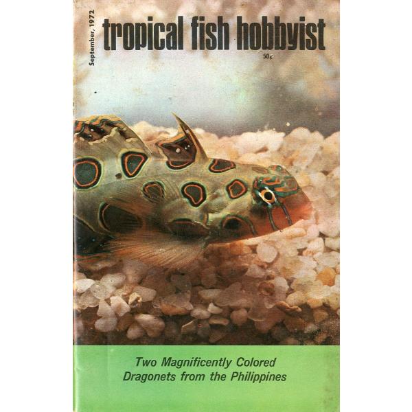 Tropical  Fish  Hobbyist (トロピカルフィッシュホビイスト）1972年9月号