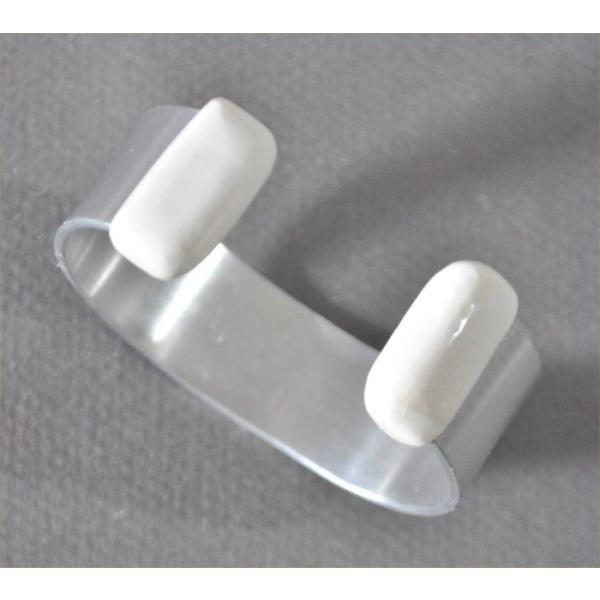 ナンタケットバスケット用のマンモス牙のキャップアルミバングル