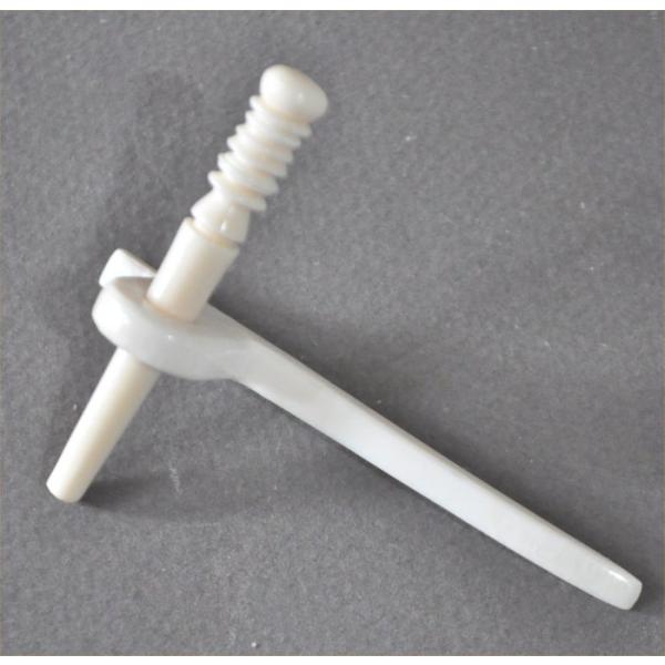 ナンタケットバスケット用のマンモス牙のハスプとペグのセット