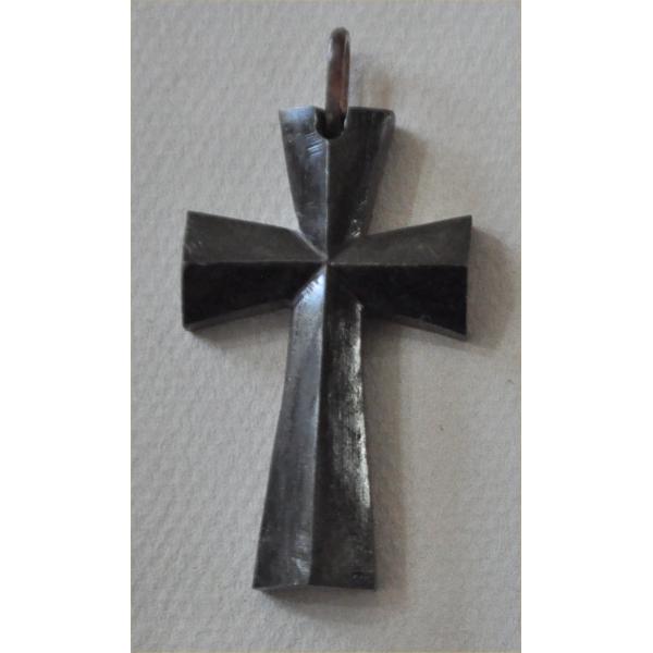 黒檀の大きなクロスペンダントヘッド