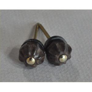 ナンタケットバスケット用の花デザインノブ23mm径ワッシャー付き