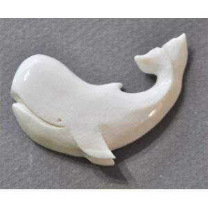 ナンタケットバスケット用のクジラの尾デザインペグ : ナンタケット