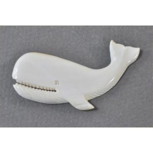 ナンタケットバスケット用のクジラの尾デザインペグ : ナンタケット