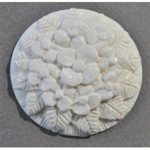 ナンタケットバスケット用のラウンドプレート : ナンタケットパーツ