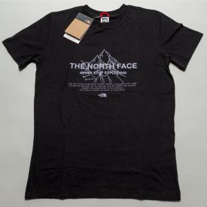 Tシャツ ザノースフェイス 半袖 キッズ The North Face Y S/S FRONT PEAK TEE TNF BLACK-MINIMAL GREY 並行輸入品｜puluswoman