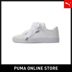 プーマ PUMA バスケット ハート パテント ウィメンズ レディース リボン スニーカー