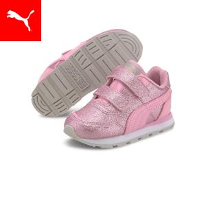 【公式】 PUMA プーマ ベビー ガールズ ビスタ グリッツ V INF スニーカー 12-16.5cm LOW BOOT キッズ Pink-Pink-Peach