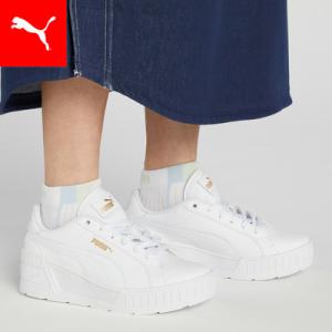 PUMA プーマ カルメン CG WHT/WARM WH 24cm スニーカー PUMA - PUMA プーマ カルメン CG WHT/WARM WH 24cm スニーカーの