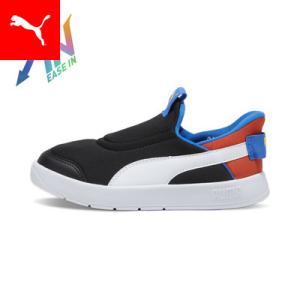 【公式】 プーマ PUMA キッズ コートフレックス V3 イーズイン スニーカー 17-21cm 立ったまま履ける 手を使わ｜プーマ公式オンラインストア