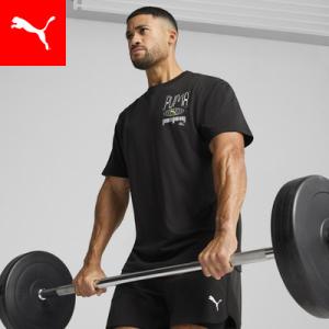 メンズ トレーニング グラフィックス トレイン イラストラティブ 半袖 Tシャツ