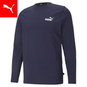 プーマ メンズ Tシャツ PUMA ESS NO.1 ロゴ 長袖 Tシャツ