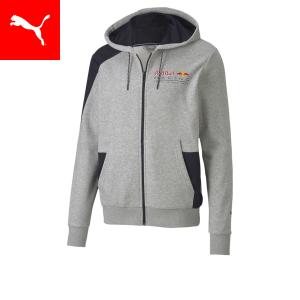 【公式】 PUMA プーマ レッドブル RBR フーデッド スウェット ジャケット SWEAT メンズ Light Gray Heather